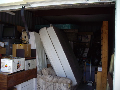 Storage unit as it became fuller