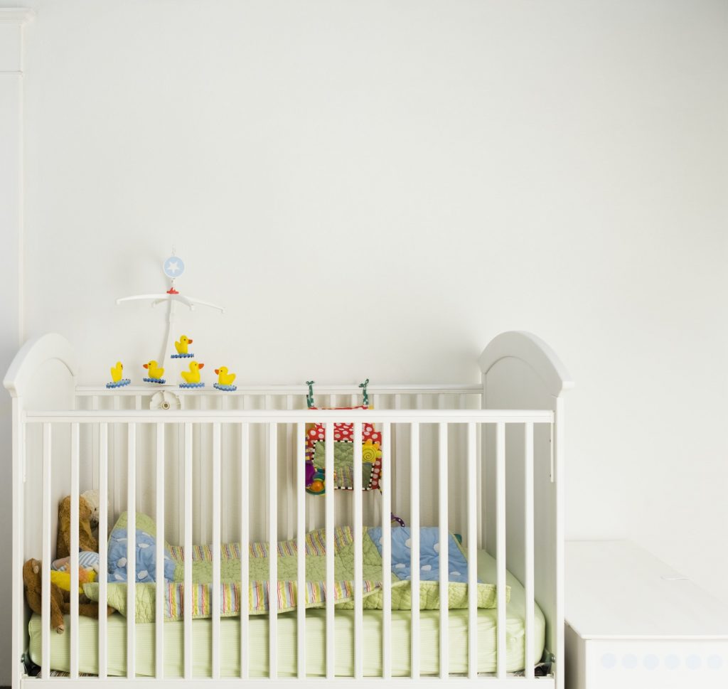 Baby crib to bed conversion kit.